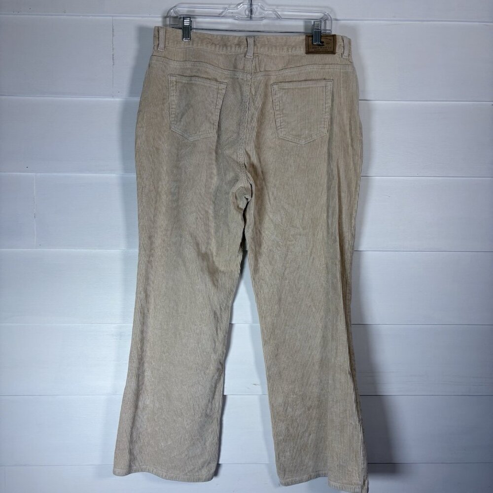 Lauren Jeans Co. By Ralph Lauren Womens 14 Corduroy Pants In Classic Cream - Picture 4 of 10